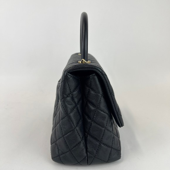 CHANEL Coco Handle Matelasse Chain Shoulder Black - Picture 5 of 16